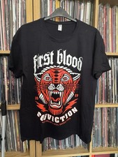 First Blood XXL 2XL T-shirt (Hatebreed Terror Hardcore Agnostic Front HC)