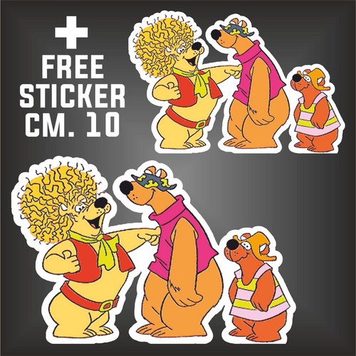 Hair bear bunch sticker - hair,