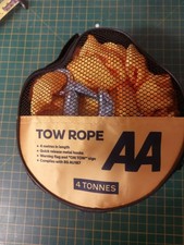 AA 4 Tonne 4 Metre Heavy Duty Strong Tow Rope Car Van Strap Emergency Breakdown