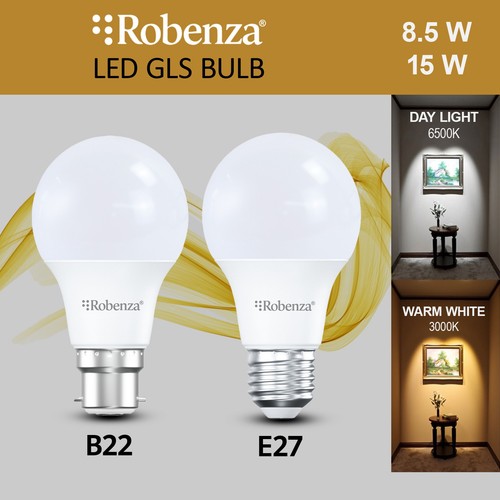 Led gls light bulbs - gls, 8.5w=60w