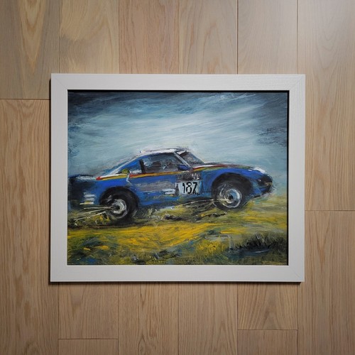Art original 1985 porsche - art,