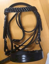 Black hunter bridle - Jerome