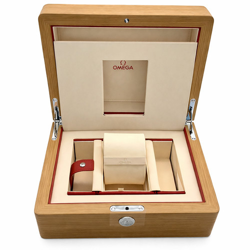 Omega oem large wooden watch - large,