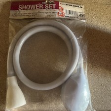 SINGLE ONE TAP FITTING SHOWER BATH HEAD & HOSE SPRAY HAIR WASH NEW