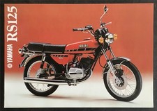 YAMAHA RS125 Motorcycle Sales Spec Leaflet 1979 #LIT-3MC-0107208-79E