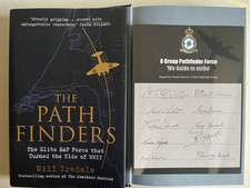 “The Path Finders” signed 10 WW2 RAF 8 Group PFF Bomber Command Veterans