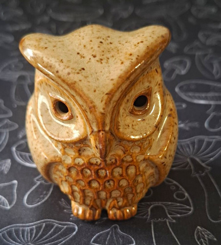 Ceramic pottery owl - ceramic/pottery, ornament