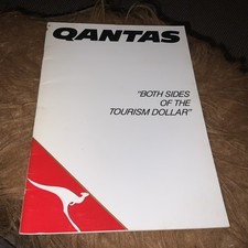 Qantas Airways Limited “Both sides of the tourism dollar” 1988 Brochure 