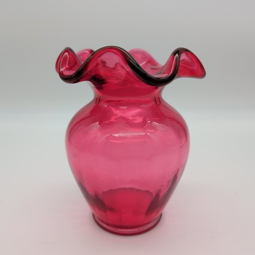Vintage art glass vase - art,