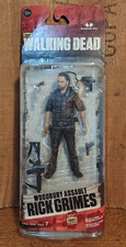 The Walking Dead Rick Grimes. Woodbury Assault action figure. Mcfalene toy.