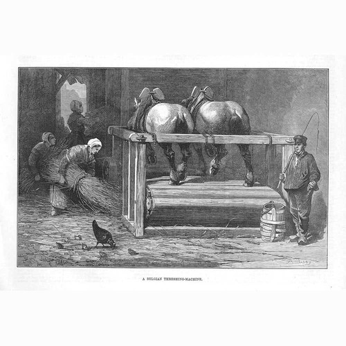 Belgium belgian threshing - belgium, a