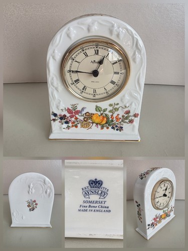 Aynsley mantle clock - mantle, fine