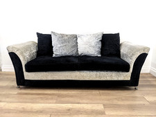 SOFA 3 Seater Zulu Blue Silver