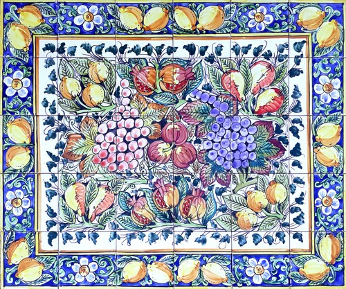 Kitchen backsplash italian - kitchen,