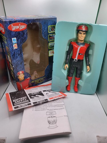 Boxed captain scarlet battery - captain,