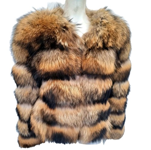 Real fox fur lady coat - real,