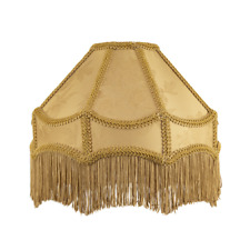Gold Faux Silk Victorian Lamp