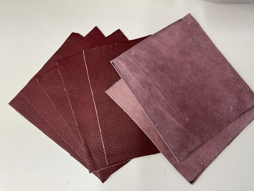 Leather pieces 15x13cm - leather, 15x13cm/