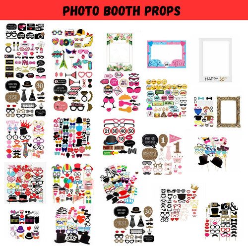 Photo booth props - photo, selfie