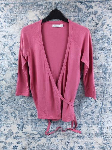 Zara basics dust pink wrap - zara,