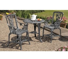 bistro table and 2 chairs outdoor