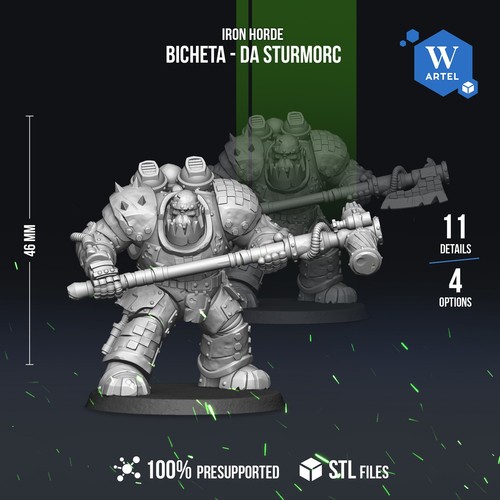 Artel iron horde bicheta - iron, horde: