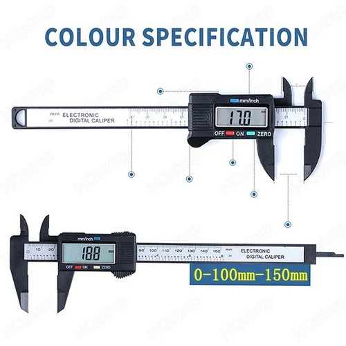 150mm digital caliper carbon - digital,