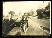 Vintage Photo POLICEMAN ON