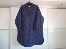 Per Una Long Navy Padded Coat