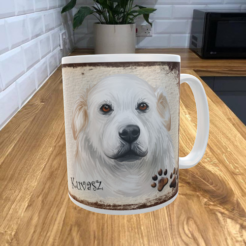 Kuvasz dog 11oz coffee mug - 11oz,