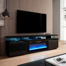 Black TV Stand 180cm Unit