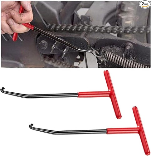 Exhaust spring hook shaped - t,
