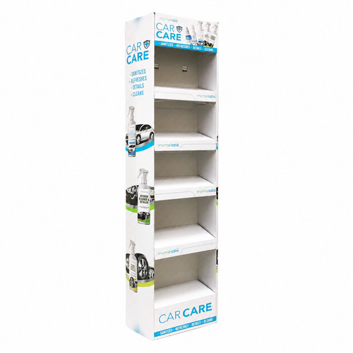 Cardboard floor display stand - cardboard,