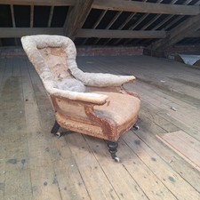 Antique 19th Century Victorian Armchair