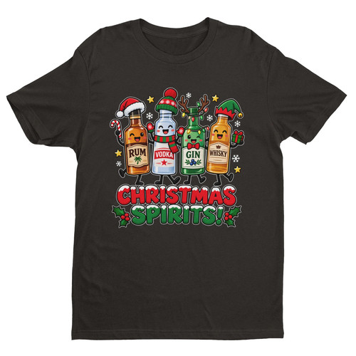 Christmas spirits shirt - spirits, t-shirt