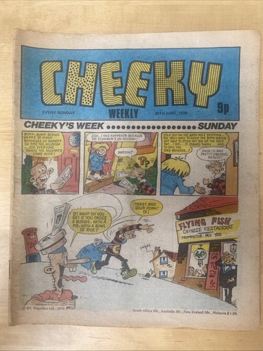 Cheeky comic 30th - 30th, 1979