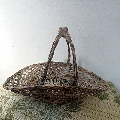 Vintage woven wicker bread - vintage,