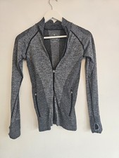 Manuka Seamless Grey Long Sleeve Top Activewear XS / S Sport Running 