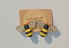 Bee Clip On Costume Jewellery