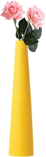 Ceramic bud vase tall conic - ceramic,