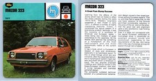 Mazda 323 - 1977 - GT & Production Edito Service #05-08 Auto Rally Card