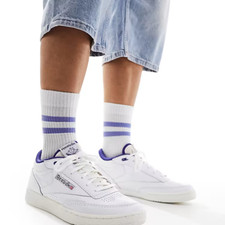 Mens Reebok Classic Leather UK 11 Club C Mid II Vintage White Classics RRP £89