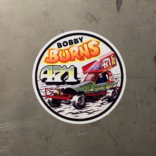 Stickers Bobby Burns 471 BriSCA F1 Stock Car 