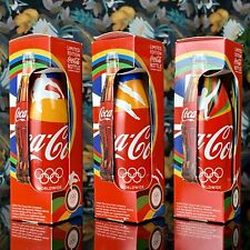 Limited Edition LONDON 2012 COCA-COLA BOTTLES Full Set Of 3 Empty Boxed Opened