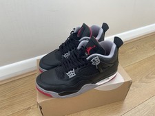 Nike Air Jordan 4 Bred Reimagined Men's Size 8 1/2 UK