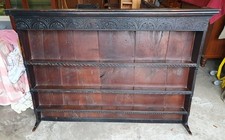 ANTIQUE OAK DRESSER TOP / WALL