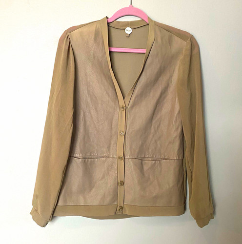 Vtg ian silk - silk, leather