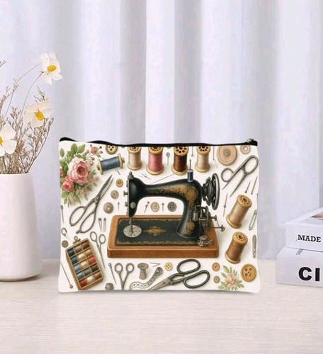 Pretty zip sewing kit bag - pretty,