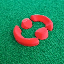 Set of 4  RED Bowls Wedges