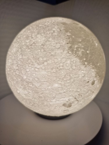 Printed moon lithophane - ​3d,